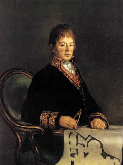 Francisco de goya y Lucientes Portrait of Juan Antonio Cuervo France oil painting art